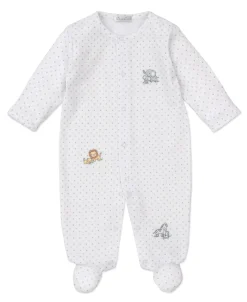 Baby Jungle Playdate Dot Footie