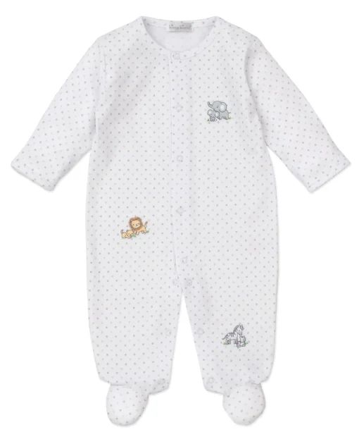 Baby Jungle Playdate Dot Footie