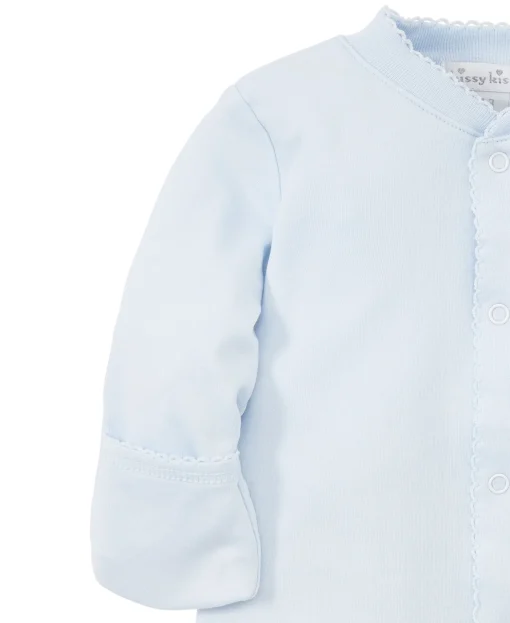 Blue Kissy Basics Footie