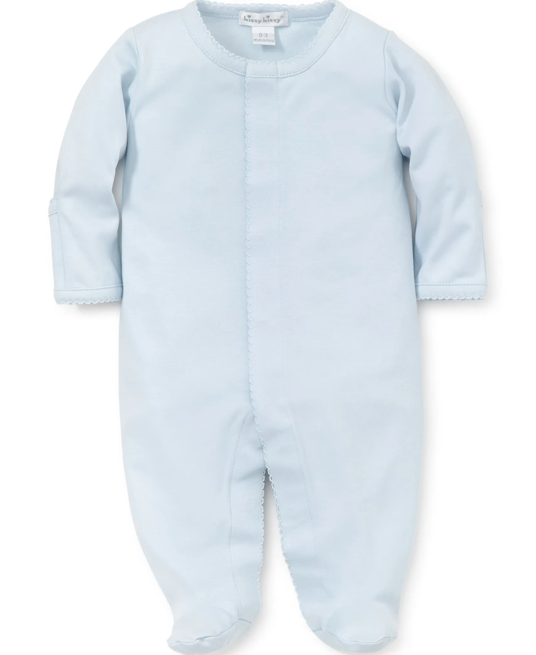 Blue Kissy Basics Footie NEW