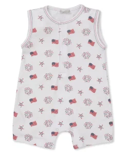 Bold Stripes & Bright Stars Sleeveless Playsuit