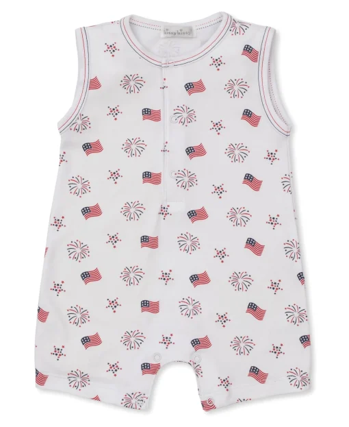 Bold Stripes & Bright Stars Sleeveless Playsuit