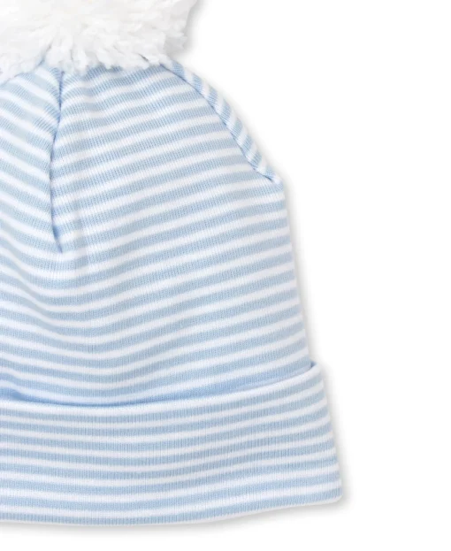 Classic Rib Blue Stripe Hat