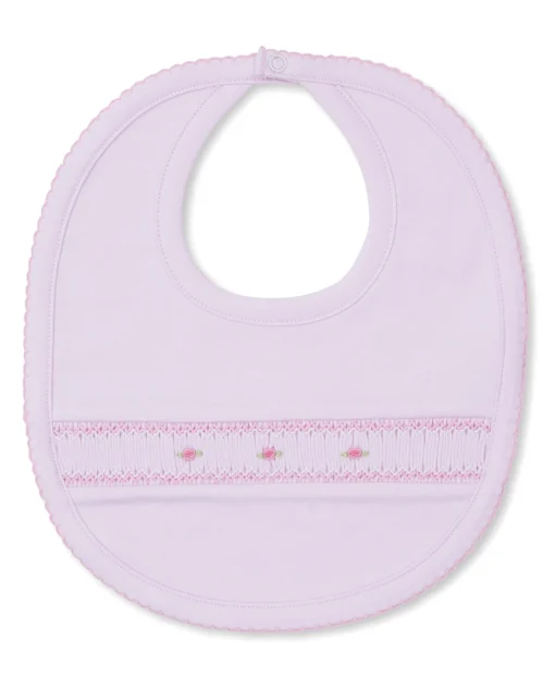 CLB Fall Bishop 24 Pink Hand Smocked Bib