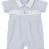 CLB Summer Medley 25 Blue Hand Smocked Playsuit