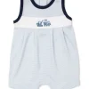 Construction Trucks Stripe Sleeveless Playsuit