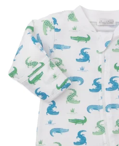 Cruising Crocodiles Zip Footie
