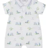Fairway Foursome Blue Short Playsuit
