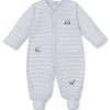 Fairway Foursome Blue Stripe Footie