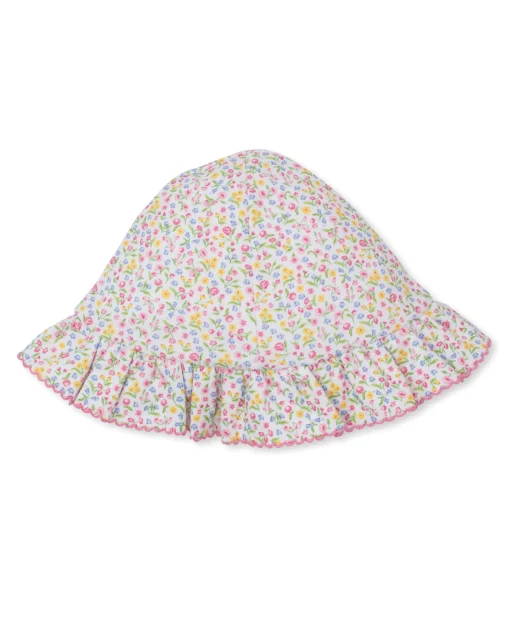 Garden Trellis Floral Floppy Hat