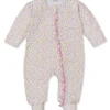 Garden Trellis Floral Zip Footie