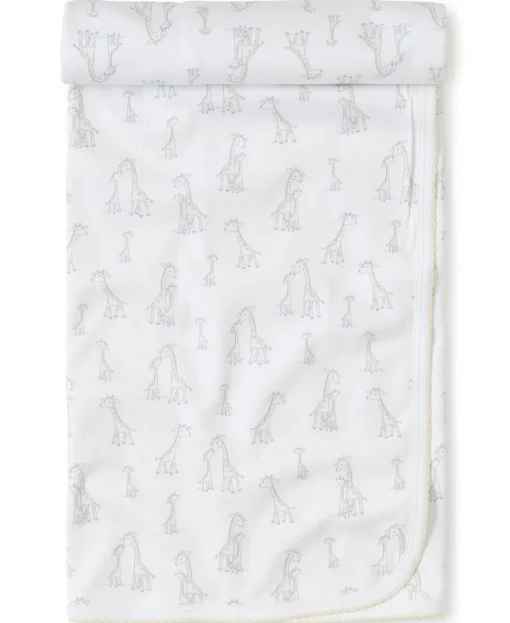 Giraffe Generations Print Blanket