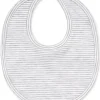 Gray Kissy Essentials Stripe Bib