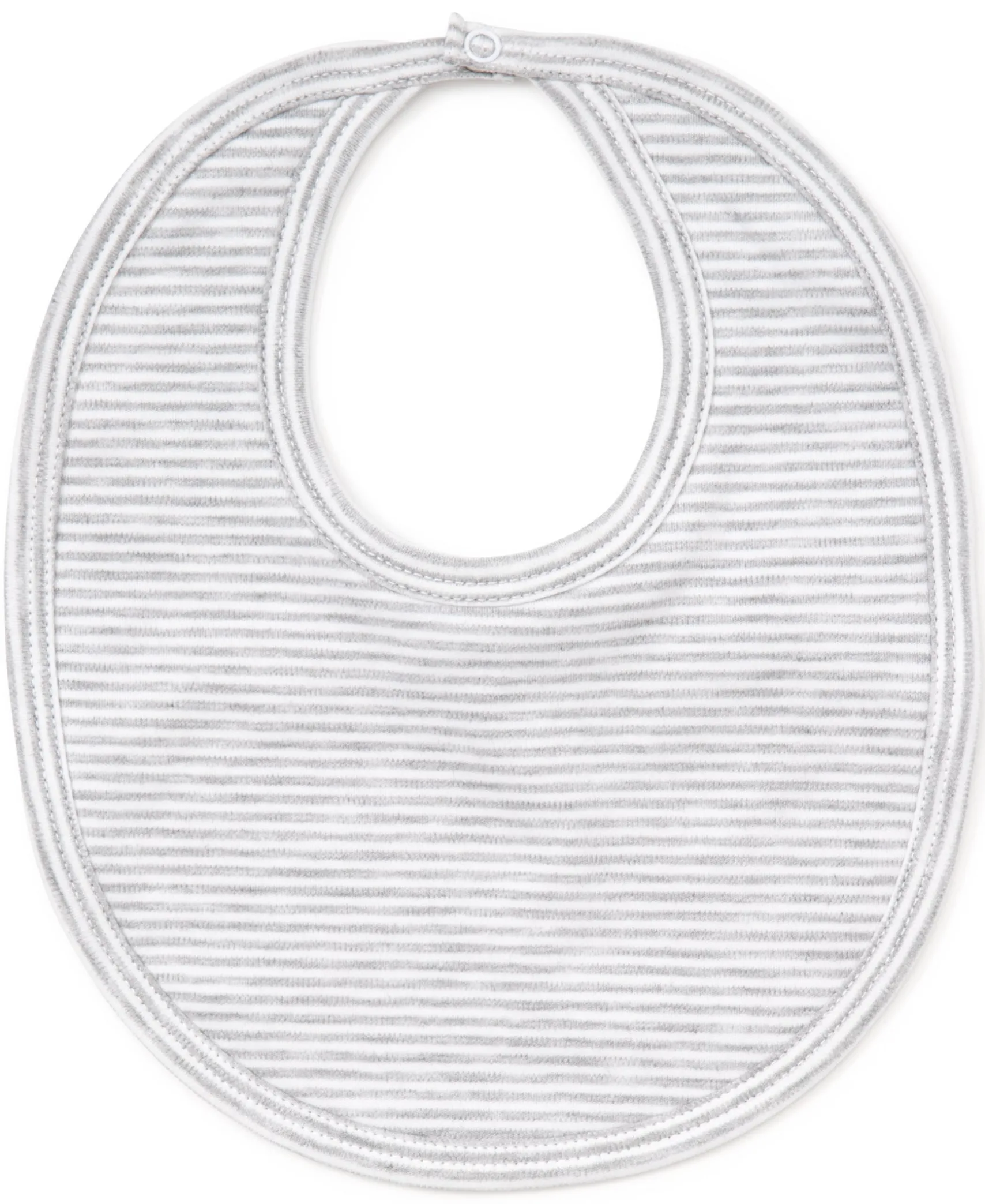 Gray Kissy Essentials Stripe Bib