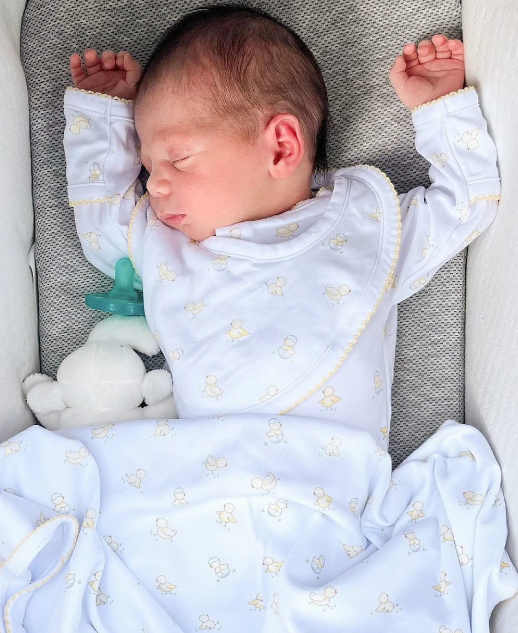 Hatchlings Print Footie