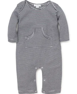 Kissy Essentials Navy Blue Stripe Playsuit