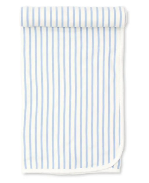 Kissy Love Basics Blue Stripes Blanket