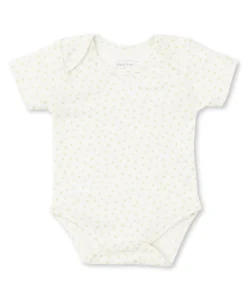 Kissy Love Basics Green Speckles Short Sleeve Bodysuit