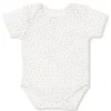 Kissy Love Basics Lilac Speckles Short Sleeve Bodysuit