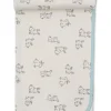Kissy Love Bunny Buddies Blue Blanket