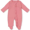 Kissy Love Pink Zip Footie