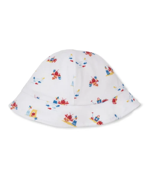 Lobsters Sandy Smiles Blue Sunhat