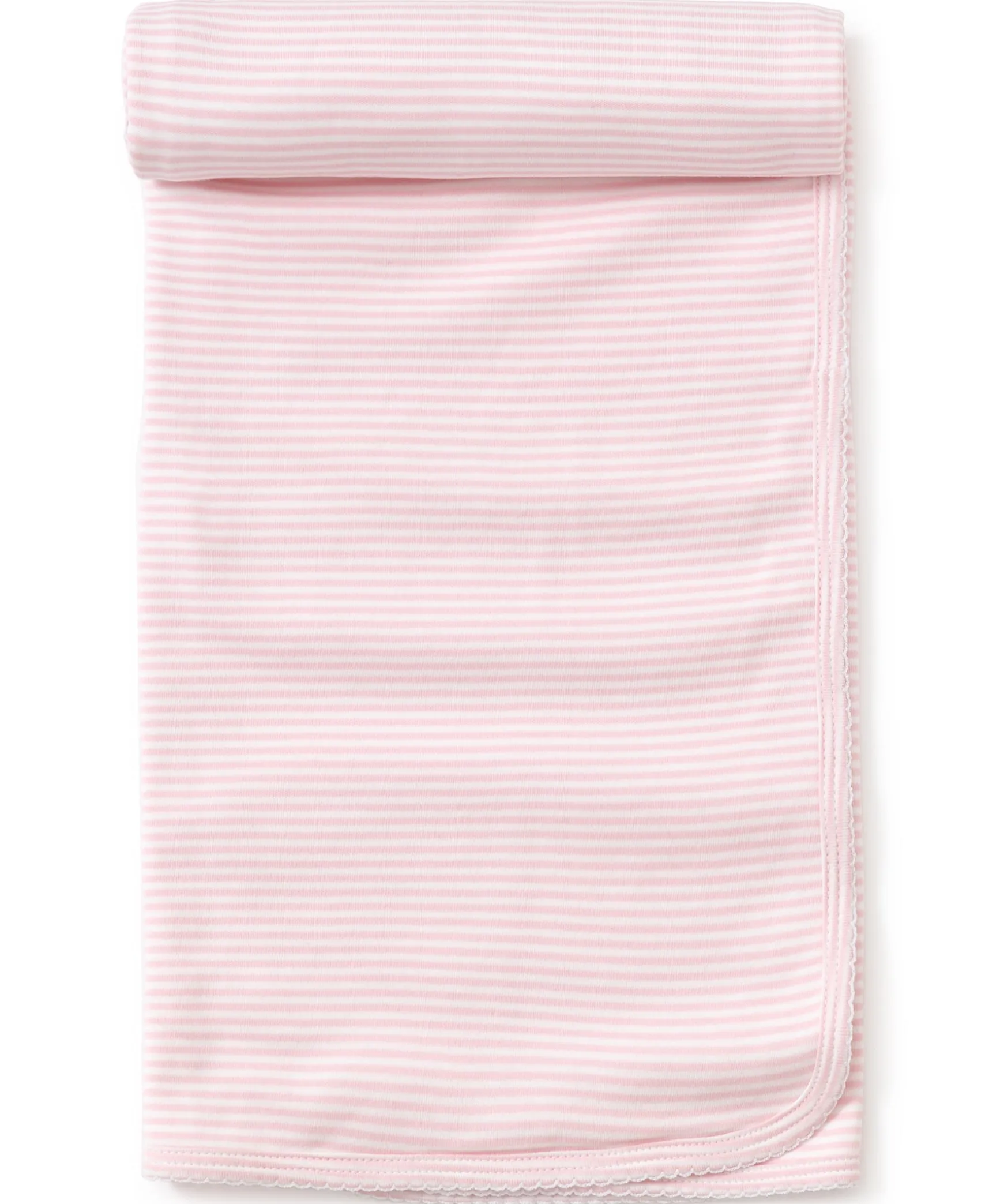 Personalized Pink Simple Stripes Blanket