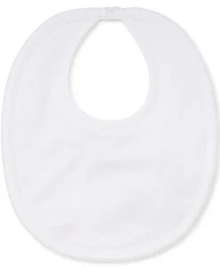 Personalized White/Blue Kissy Basics Bib