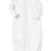 Personalized White/Silver New Kissy Dots Conv Gown