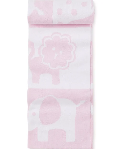Pink Jungle Knit Novelty Blanket