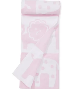 Pink Jungle Knit Novelty Blanket