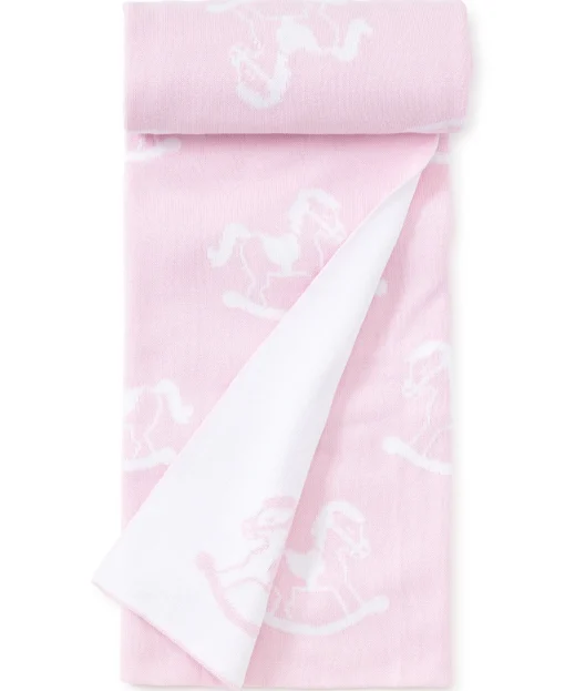 Pink Rocker Knit Novelty Blanket