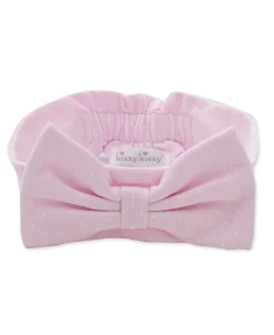 Pink/White New Kissy Dots Headband