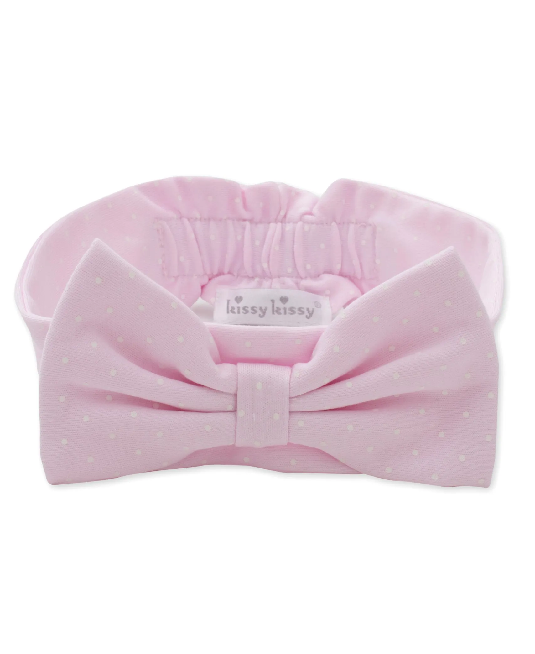 Pink/White New Kissy Dots Headband