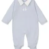 Pique Bunny Bash Blue Collar Footie