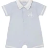 Pique Bunny Bash Blue Short Playsuit