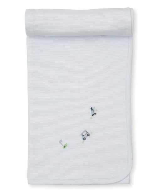 Premier Fairway Foursome Hand Emb. Stripe Blanket