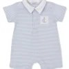 Saturday Regatta Blue Short Stripe Playsuit