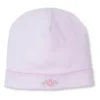 SCE Flower Bouquets Pink Hand Emb. Hat