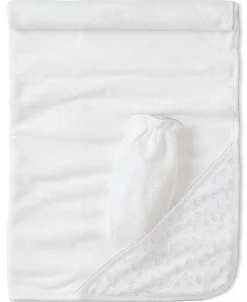 Silver Ele-Fun Towel w/ Mitt