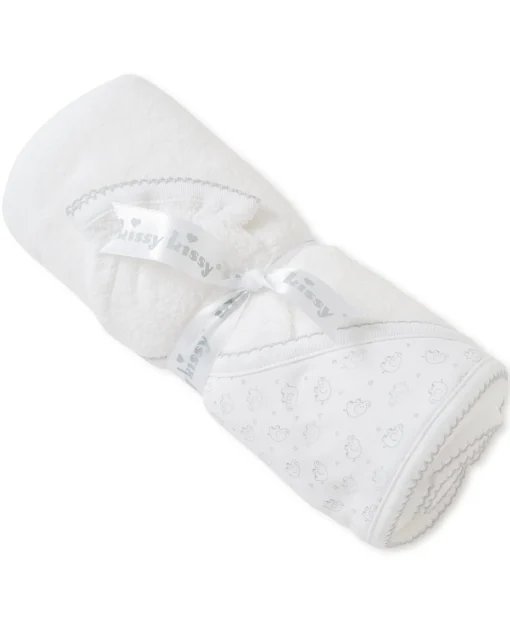 Silver Ele-Fun Towel w/ Mitt