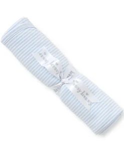 Simple Stripes Blue Blanket