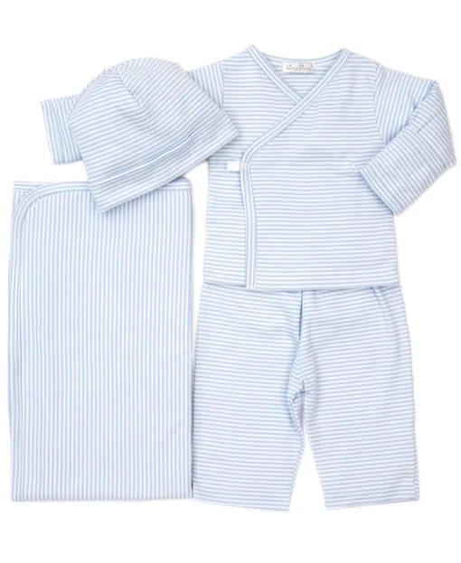 Simple Stripes Blue Take Me Home Bundle Set