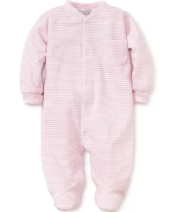 Simple Stripes Pink Large Footie