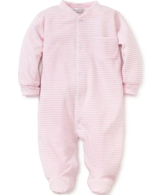 Simple Stripes Pink Large Footie