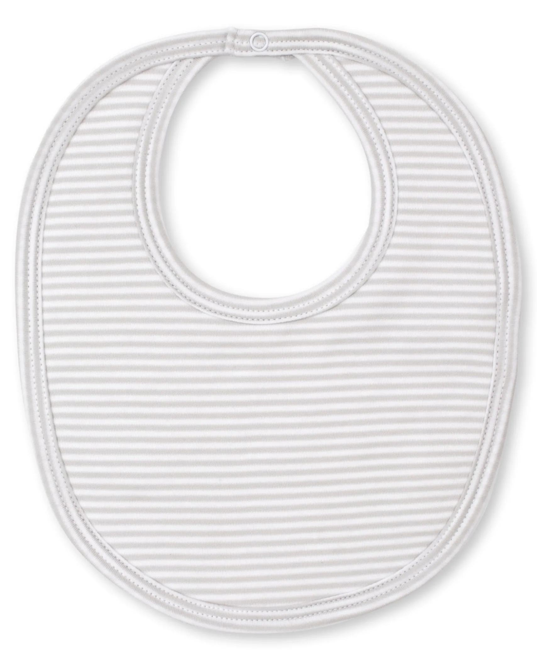 Simple Stripes Silver Bib