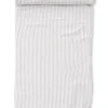Simple Stripes Silver Blanket