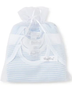 Simples Stripes Blue 3 Pack Bodysuit Set