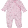 Tulip Blossoms Pink Footie
