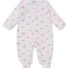 Whale Wonder Pink Zip Footie